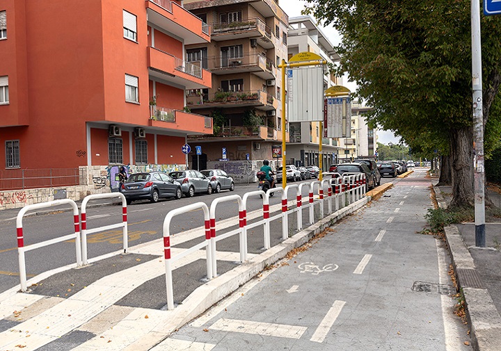 La ciclabile di Conca d'Oro