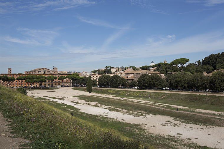 Vista del Circo Massimo di Roma