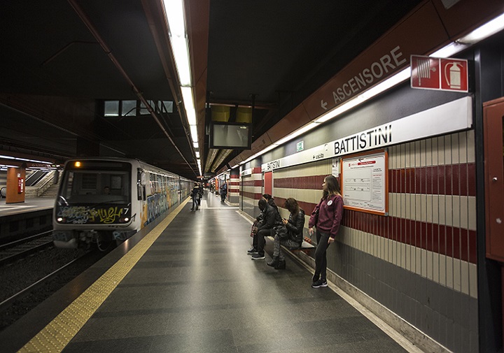 la stazione Battistini