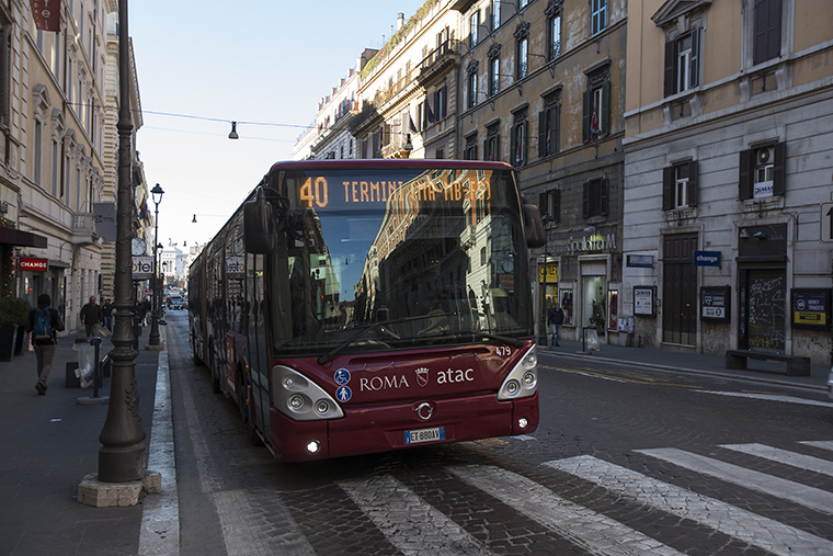 Un autobus della linea 40