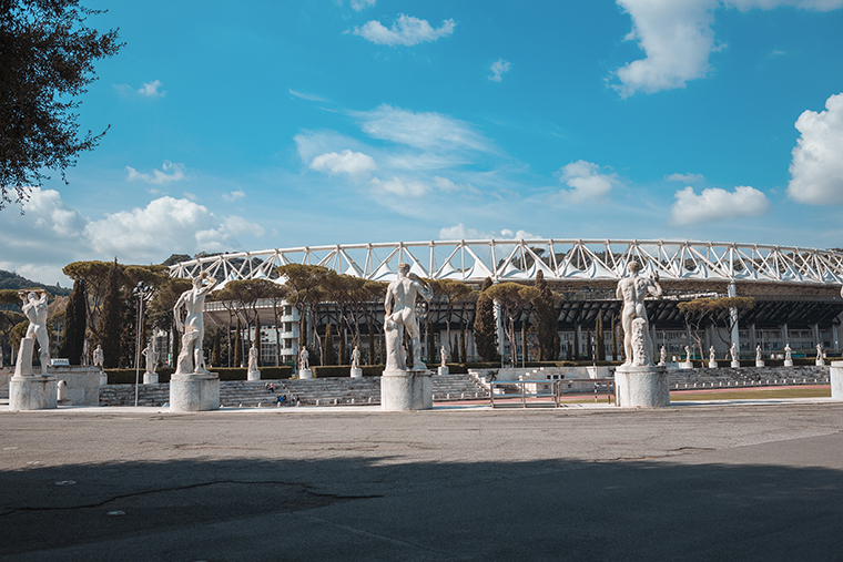 L'impianto dello stadio Olimpico