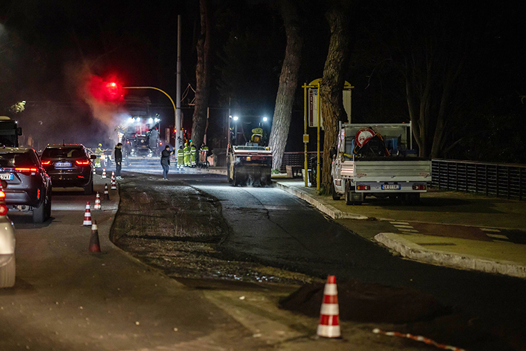 Cantiere viale Tirreno