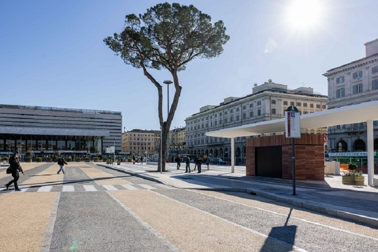 La nuova piazza dei Cinquecento