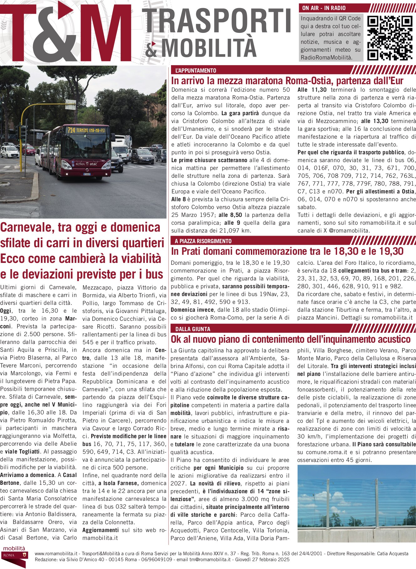 Carnevale, tra oggi e domenica sfilate di carri in diversi quartieri Ecco come cambierà la viabilità e le deviazioni previste per i bus