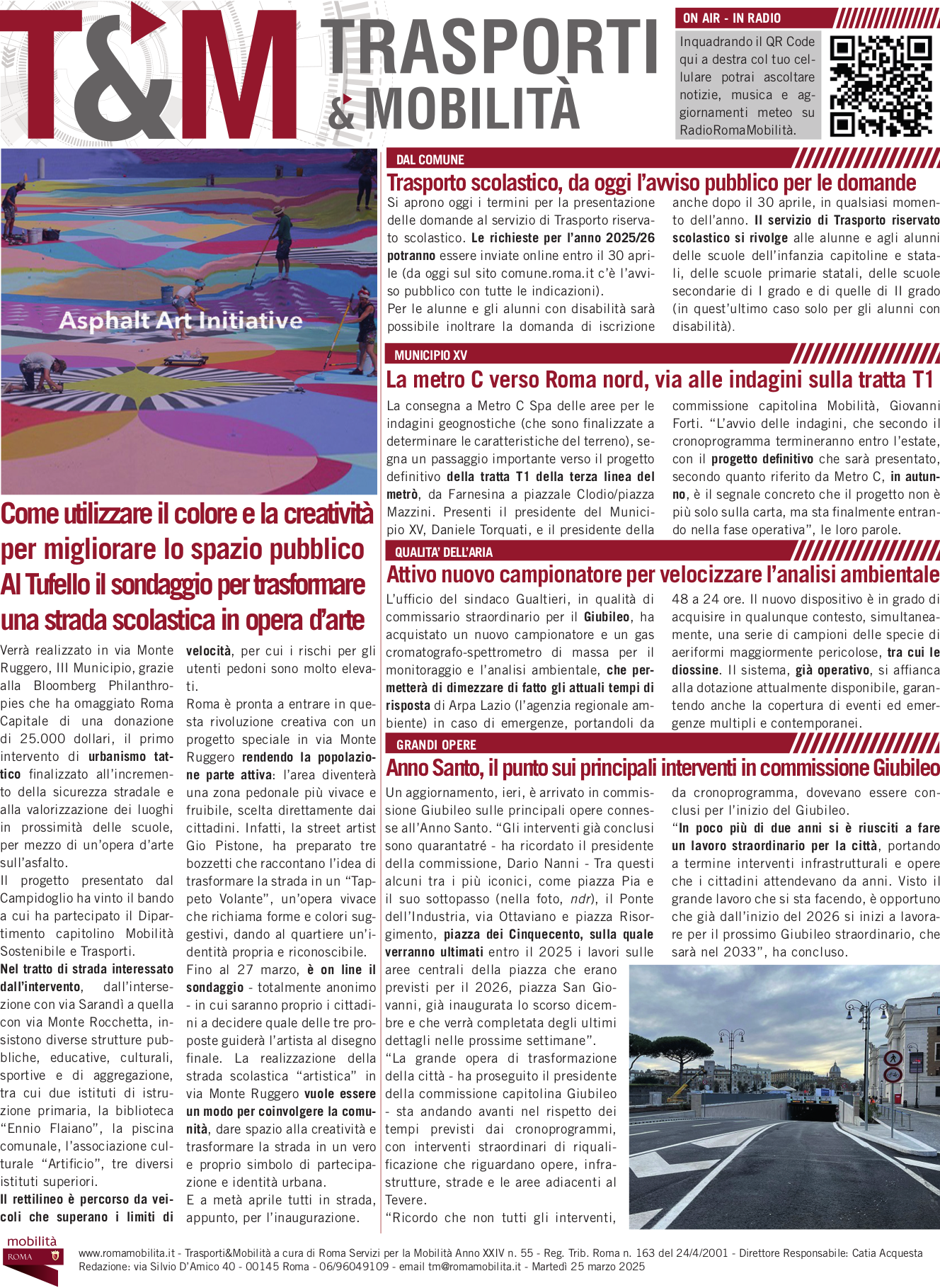 Come utilizzare il colore e la creatività per migliorare lo spazio pubblico Al Tufello il sondaggio per trasformare una strada scolastica in opera d’arte