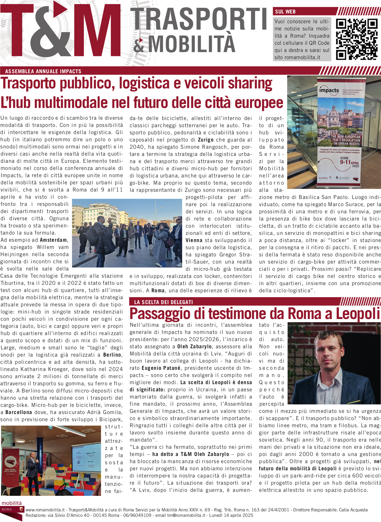Trasporto pubblico, logistica e veicoli sharing L’hub multimodale nel futuro delle città europee
