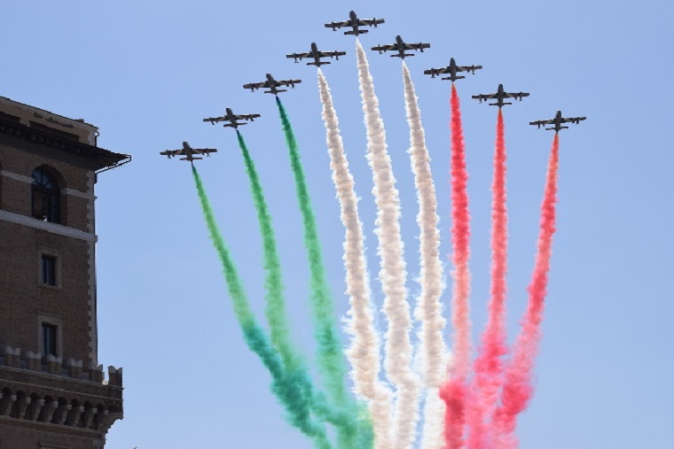 Le Frecce Tricolori per la Festa della Repubblica
