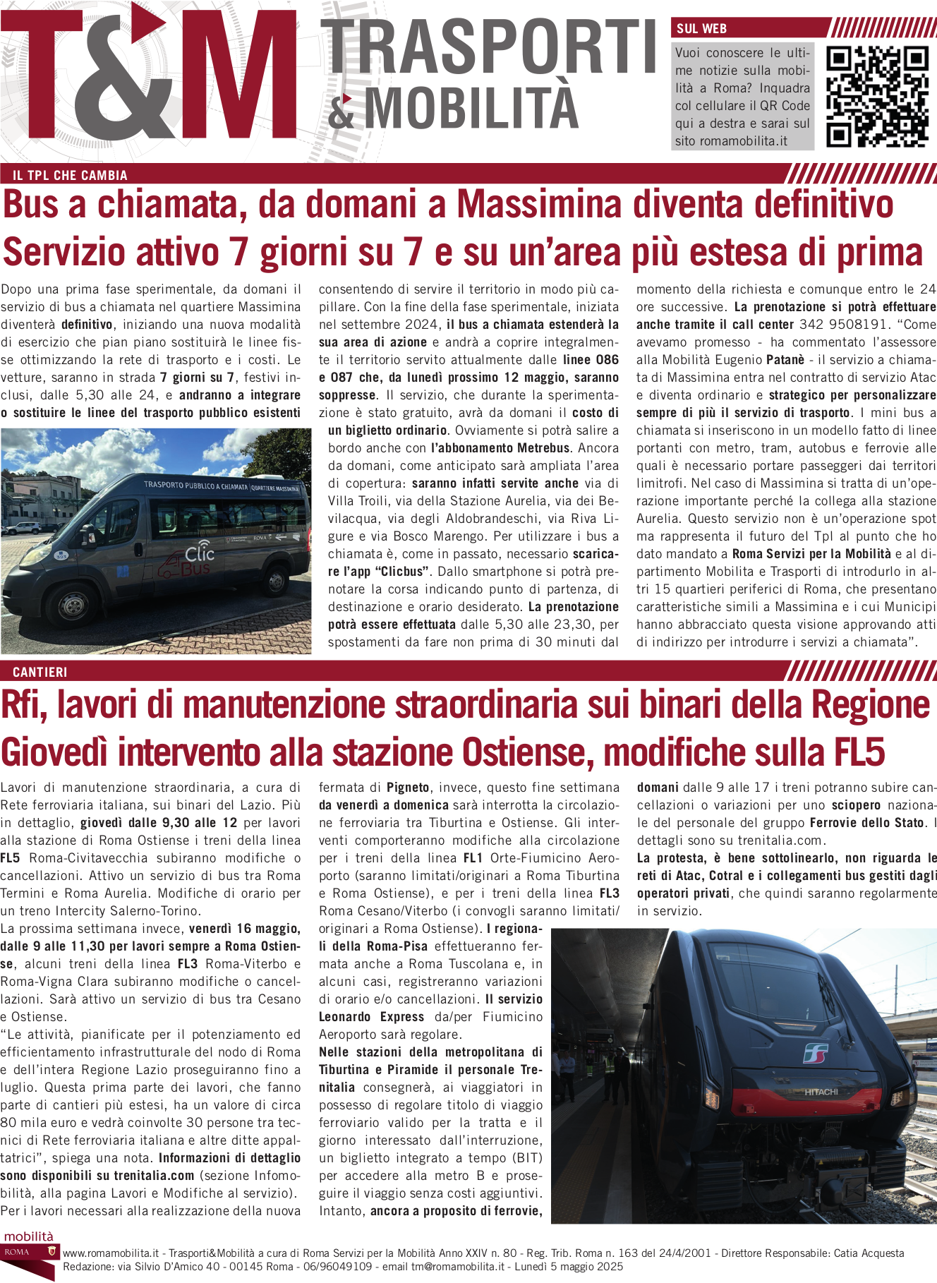 Bus a chiamata, da domani a Massimina è definitivo