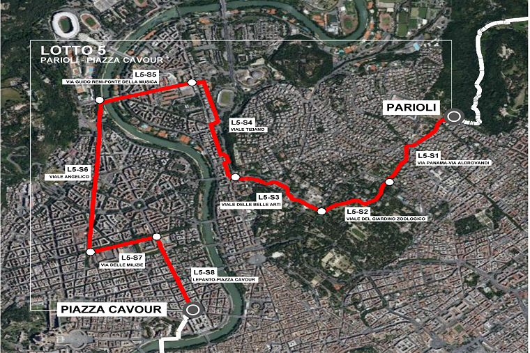Mappa grab lotto 5