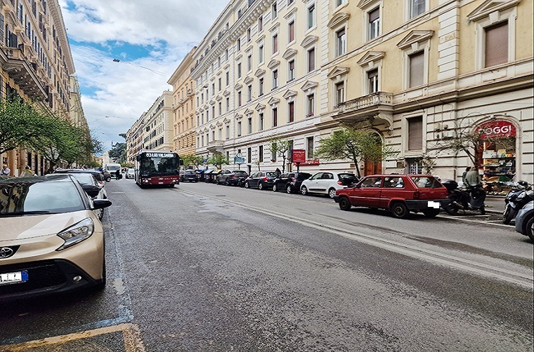 Via Po e i bus
