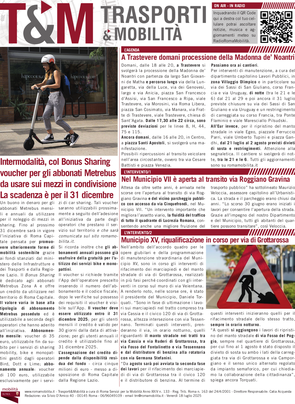pagina 1 di T&M del 18 luglio 2025