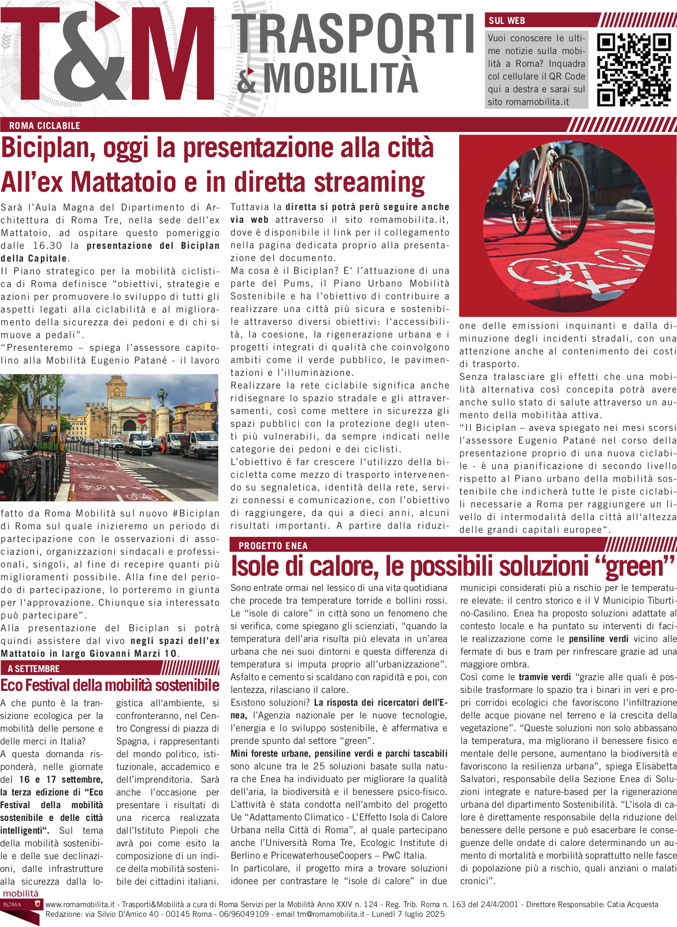 Biciplan, oggi la presentazione alla città All’ex Mattatoio e in diretta streaming