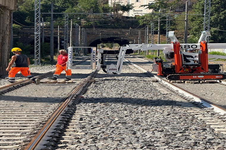 I lavori per il nuovo ponte Rocco