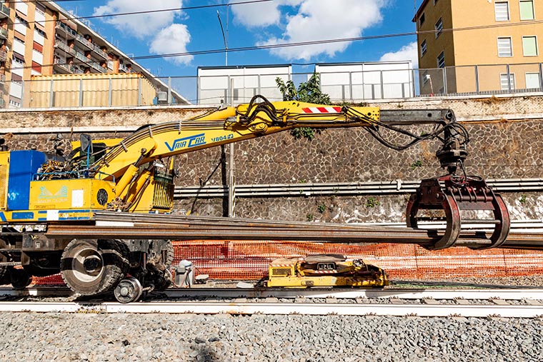 Il cantiere del Nodo Pigneto