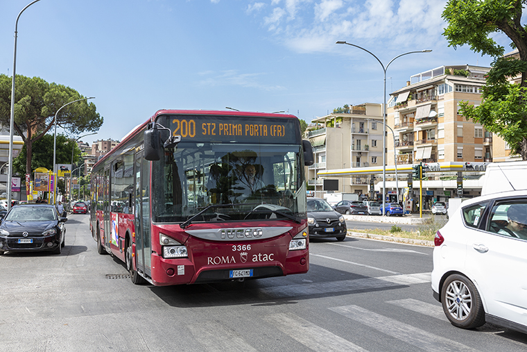 Un autobus della linea 200
