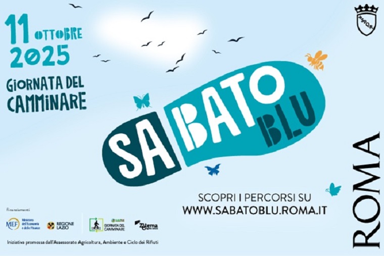 La locandina del Sabato blu 2025
