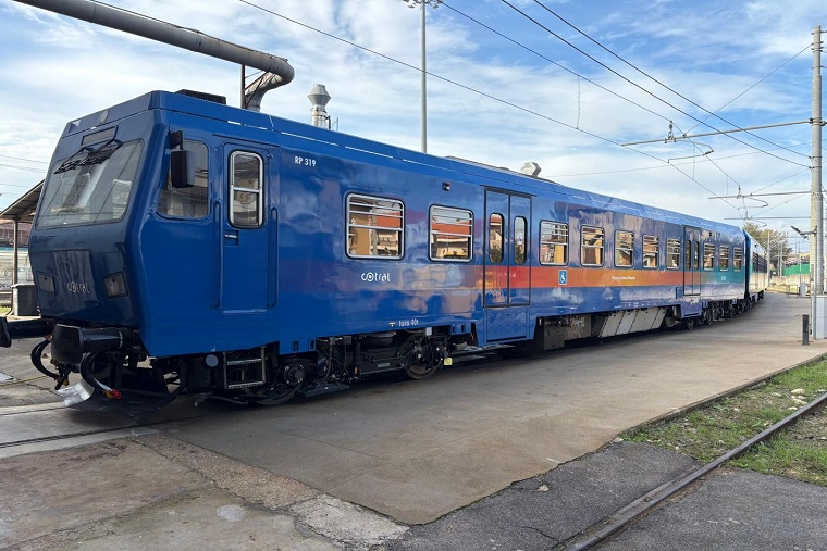 Il treno Cotral revisionato