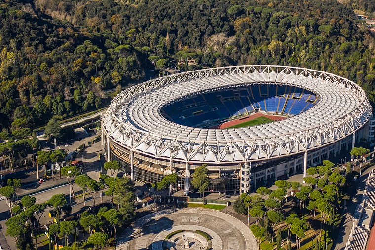 Lo stadio Olimpico
