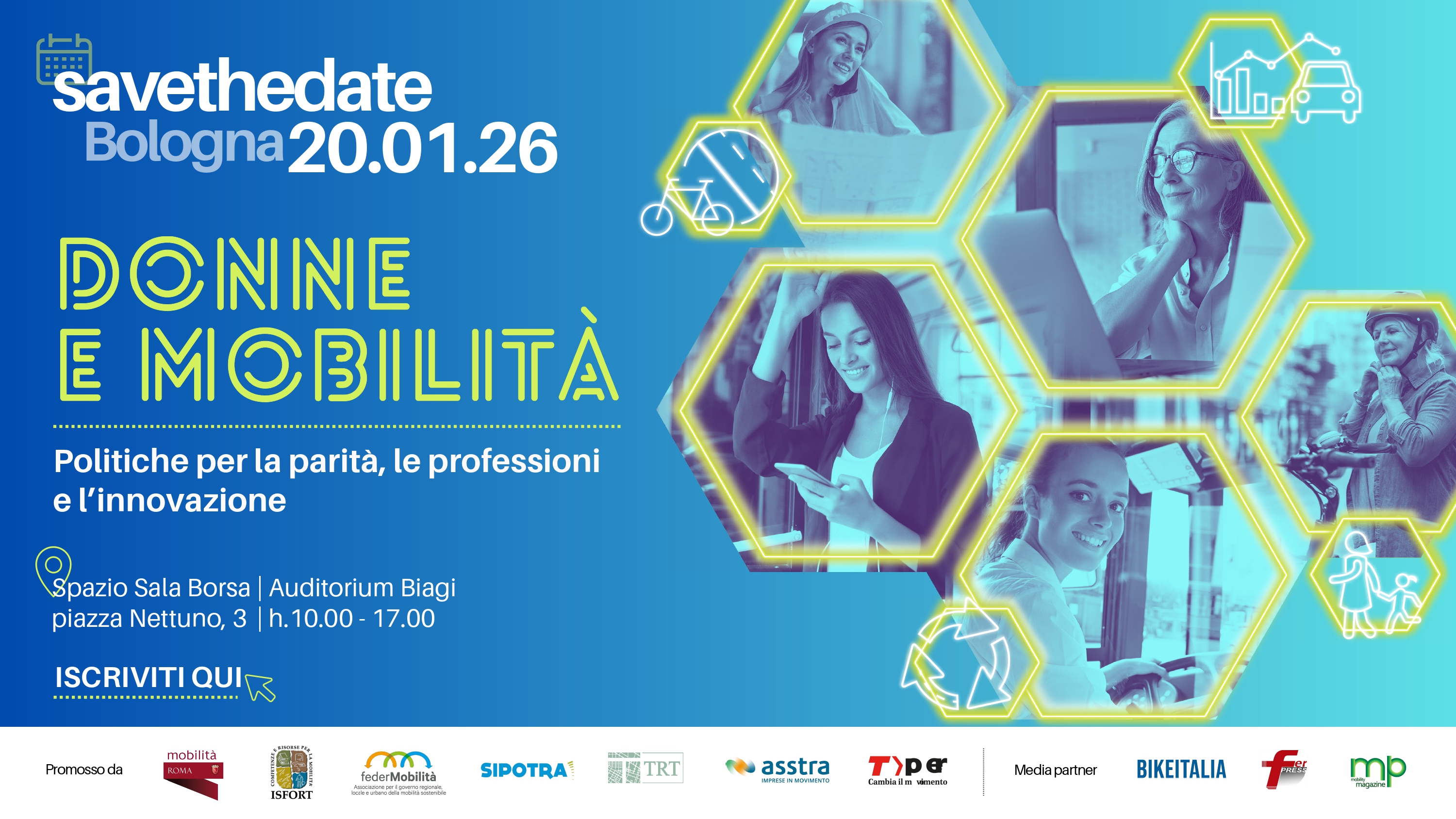 Convegno "Donne e Mobilità. Politiche per la parità, le professioni e l'innovazione" 