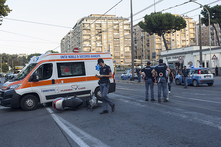 Un incidente in città