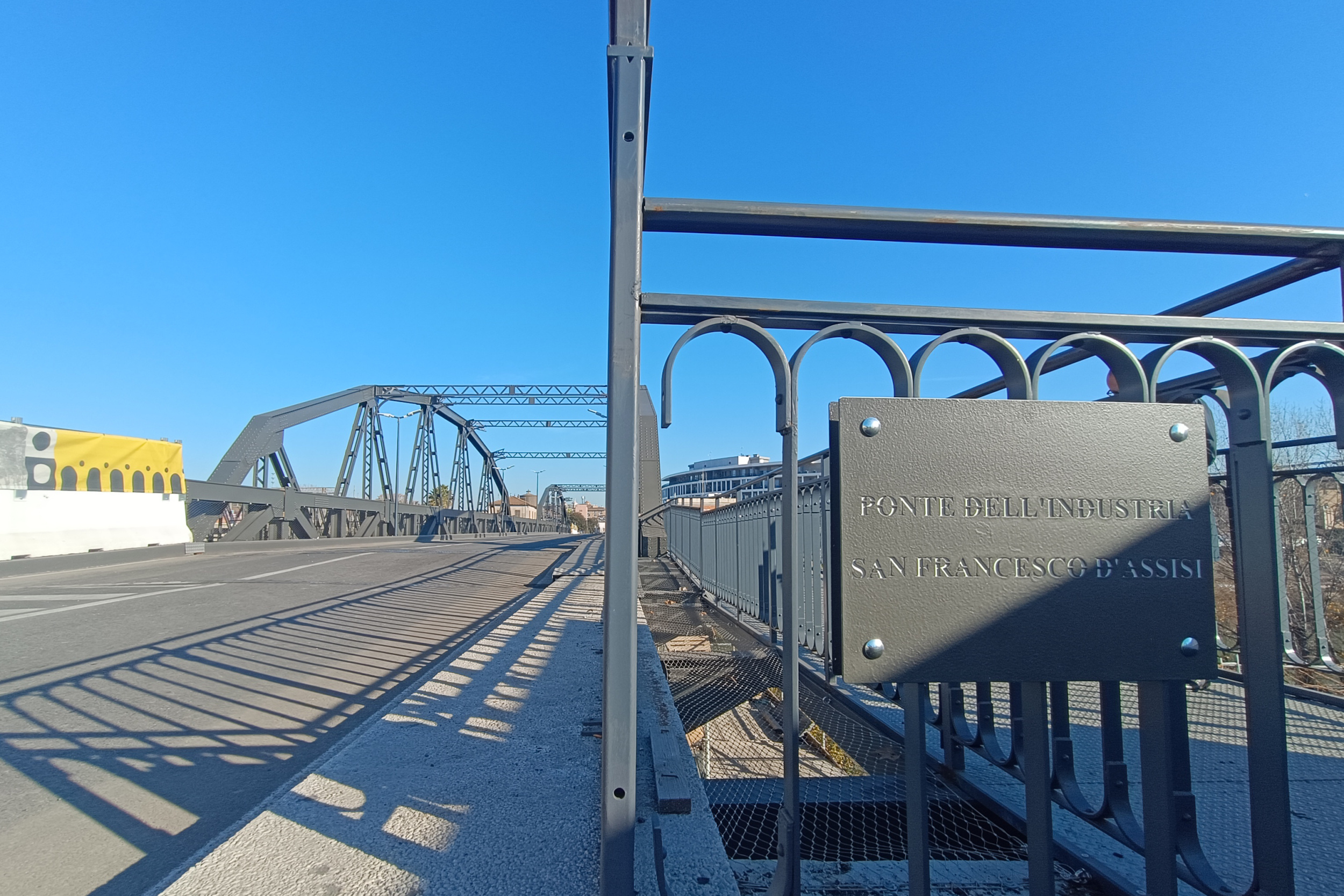 Ponte dell'Industria dedicato a San Francesco