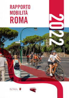 Copertina Rapporto Mobilità di Roma 2022