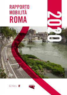 Copertina Rapporto Mobilità di Roma 2020