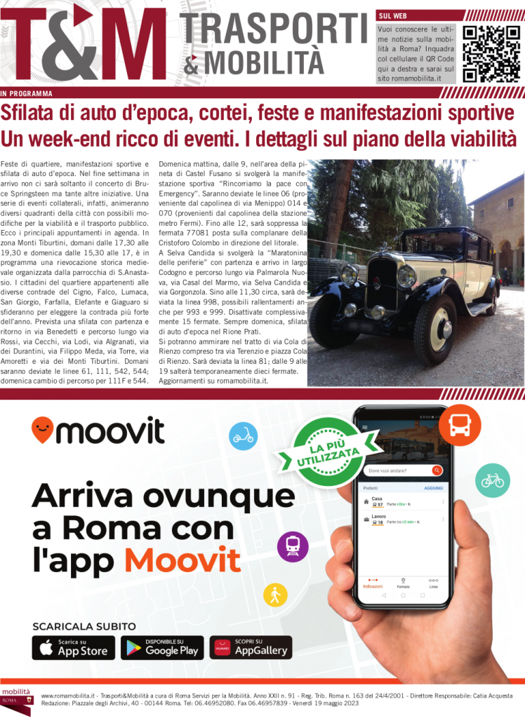 A Roma un weekend ricco di eventi