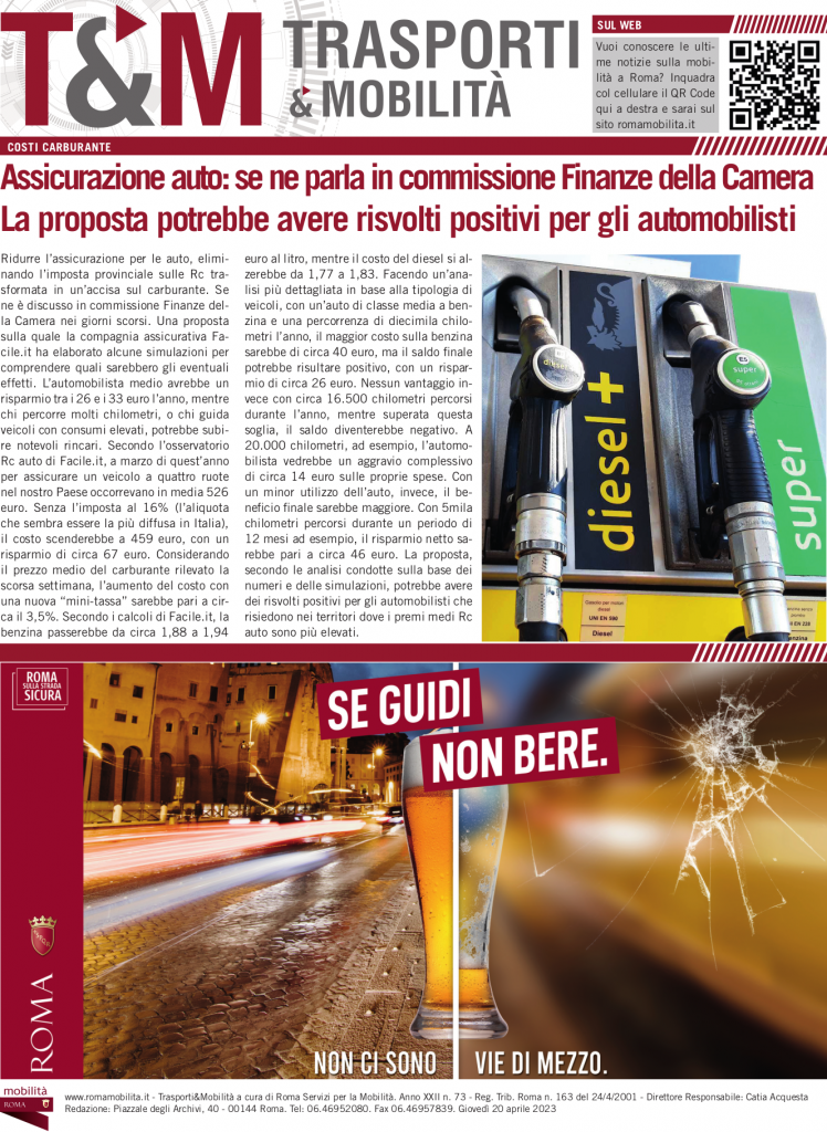 Assicurazione auto: se ne parla in commissione Finanze della Camera La proposta potrebbe avere risvolti positivi per gli automobilisti
