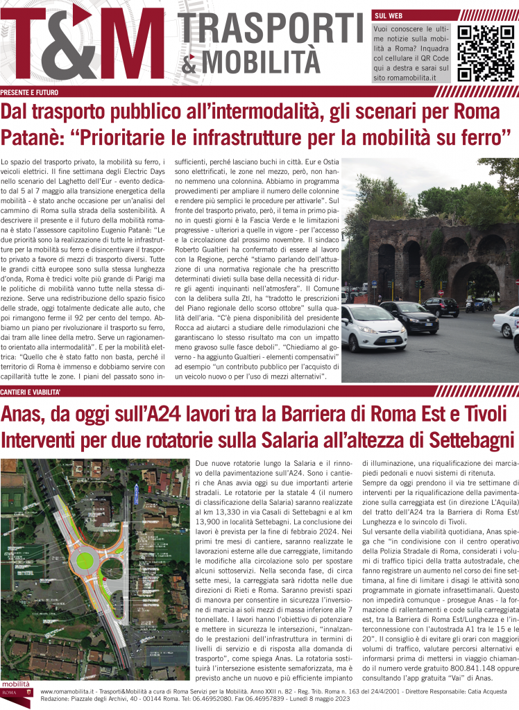 Dal trasporto pubblico all’intermodalità, gli scenari per Roma Patanè: “Prioritarie le infrastrutture per la mobilità su ferro”