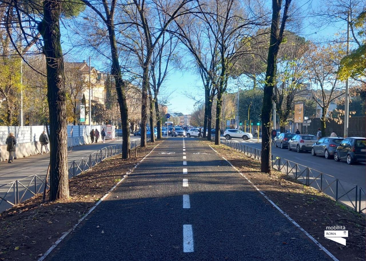 Nuova ciclabile Termini Sapienza