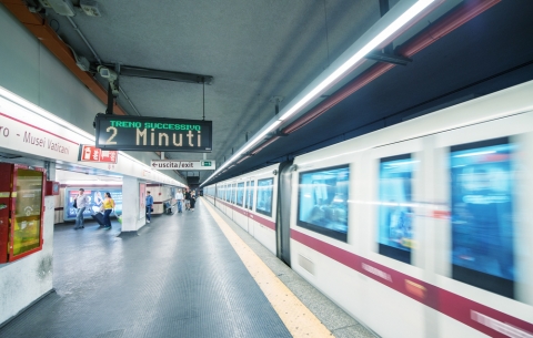 Banchina della Metro A