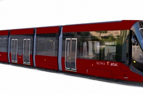 Uno dei nuovi tram che arriveranno in città