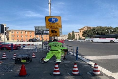 Cantierizzazione nell'area di piazza San Giovanni