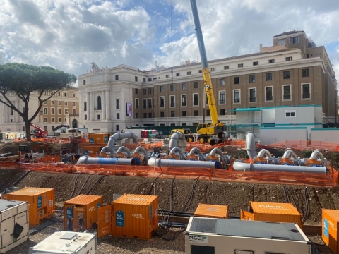 Cantiere di piazza Pia