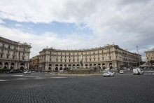 piazza della Repubblica, punto di partenza del corteo