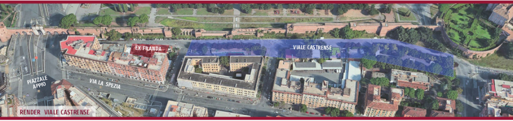 Nuova viabilità per via La Spezia-via Taranto 1 area intervento