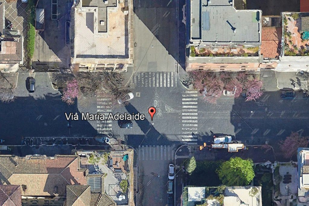 Intervento di messa in sicurezza per l'incrocio pedonale via Ferdinando di Savoia/via Maria Adelaide 1 BPP 001 M01 AEREA ANTE WEB 1 1