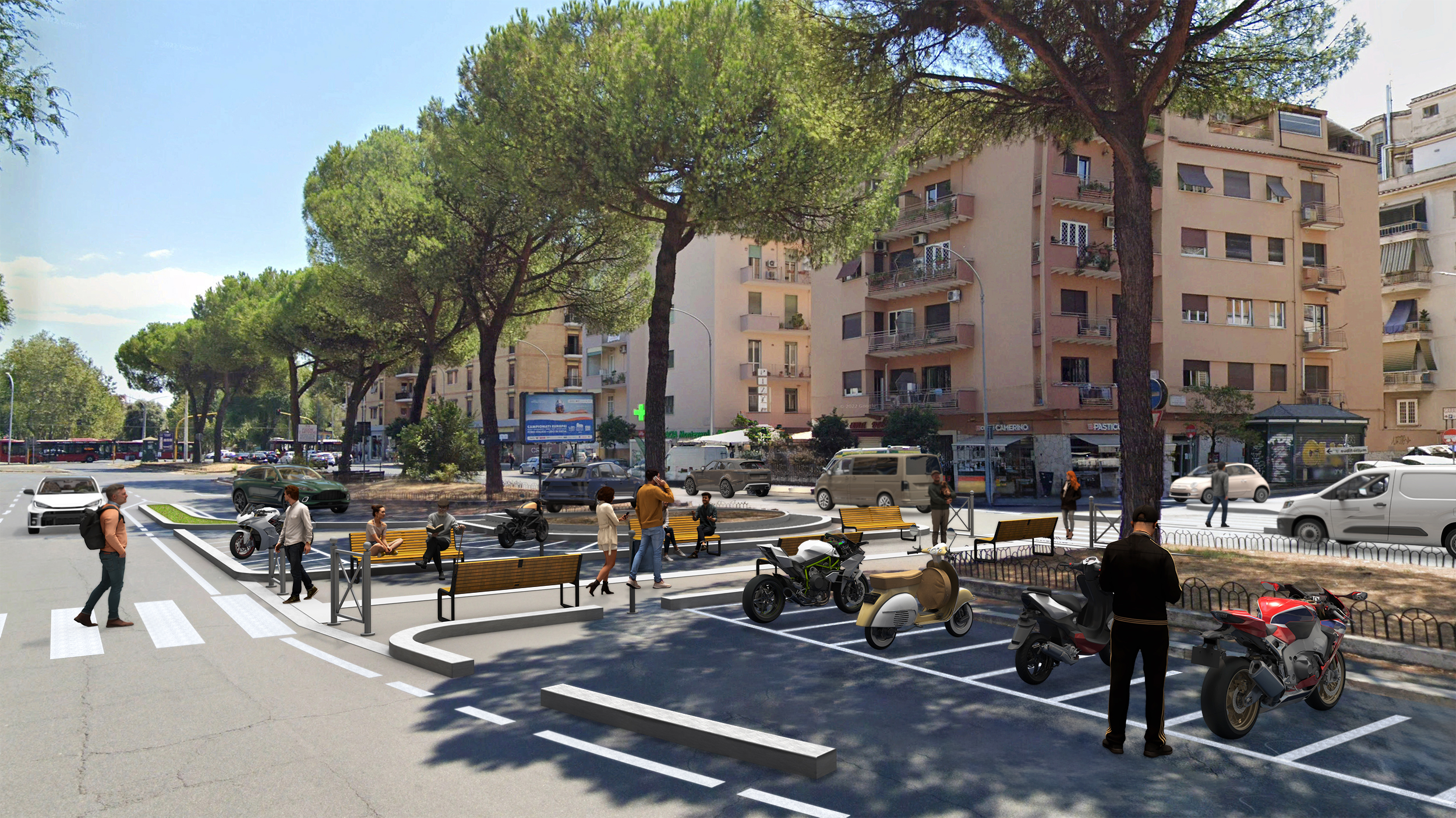 Black point, avviati i lavori all'incrocio pedonale tra piazzale Dunant e via di Monteverde 2 BPP 034 M12 AU WEB POST 1