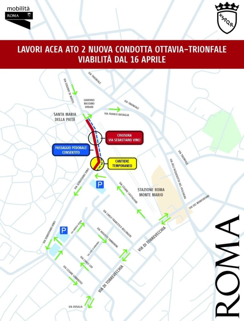 Condotta idrica Ottavia-Trionfale, da domani nuova fase dei lavori con modifiche per la viabilità 1 Screenshot 20260415 122738 Gmail