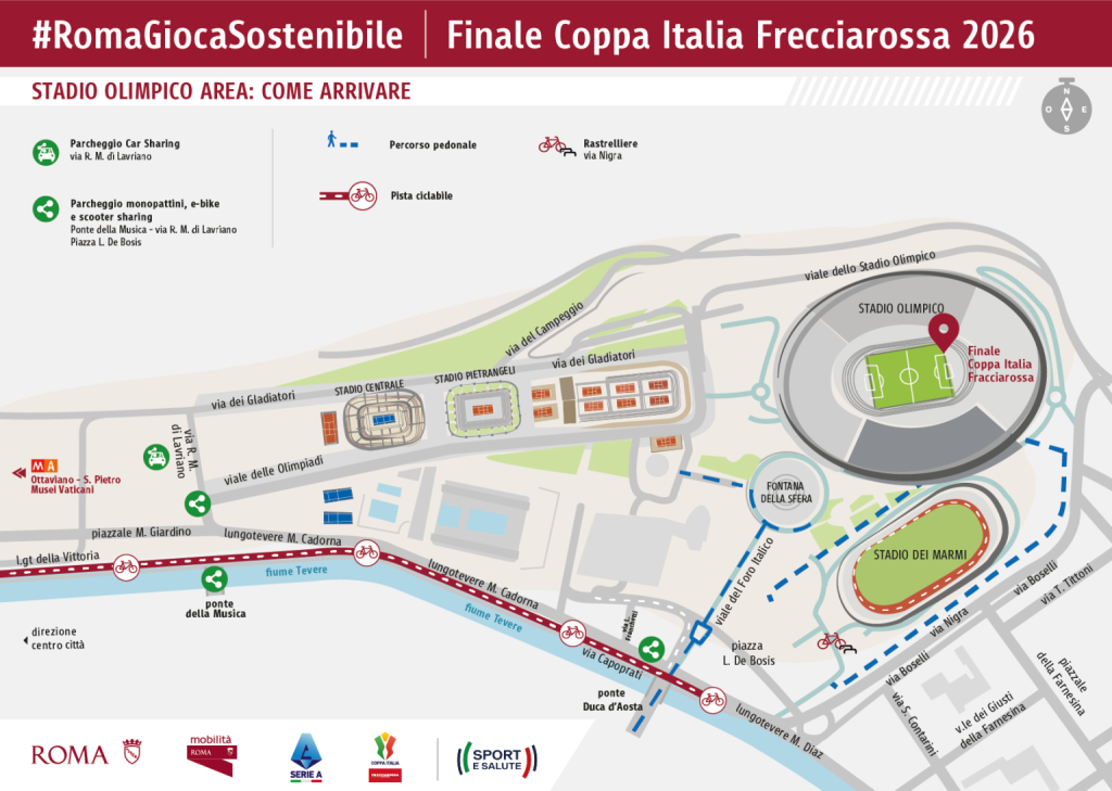 Olimpico, stasera la finale di Coppa Italia: sostenibilità al centro 2 image