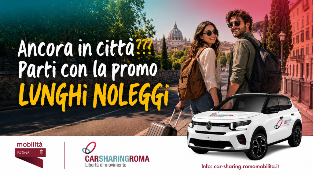 Estate 2026: torna la promozione Lunghi Noleggi 1 20260708 Car Sharing Roma O