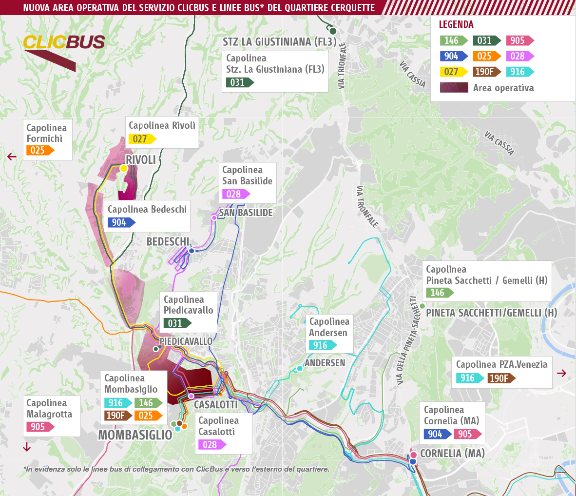 ClicBus Cerquette 3 CERQUETTE mappa