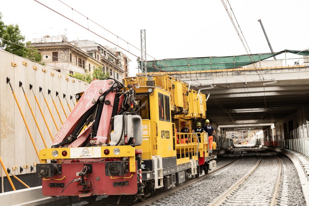 Cantiere fermata Pigneto, da domani circolazione regolare tra le stazioni Tiburtina e Ostiense 2 nodo pigneto cantiere 3