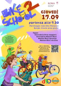 Bike to school - Torrino Decima 32 Locandina da caricare 1c464ddf8a785ea7923d2f92ea95a789