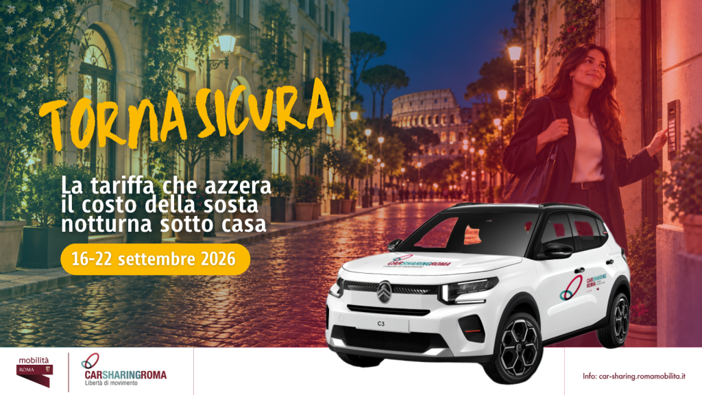 Dal 16 al 22 settembre 2026 torna la Settimana Europea della Mobilità: ecco le promozioni Car Sharing Roma 2 Torna Sicura O